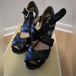 Michael Kors Black Gladiator Women's Sandals